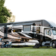 A photo of a large Winnebago RV.